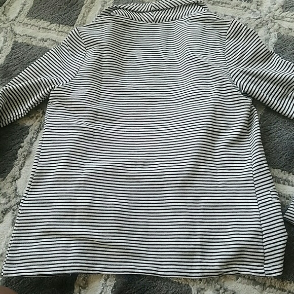 *Bundle Item* Open Front Striped Blazer - Picture 6 of 7